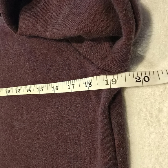 Another Love Purple Distressed Crew Neck Sweater - Picture 10 of 11